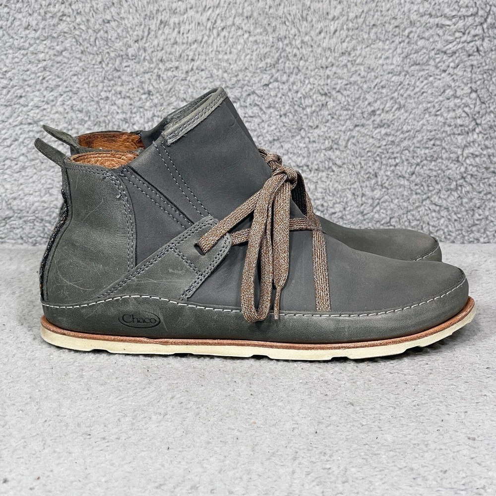 Chaco Harper Mid Womens Size 7.5 Ankle Boots Castlerock Gray Leather J106344